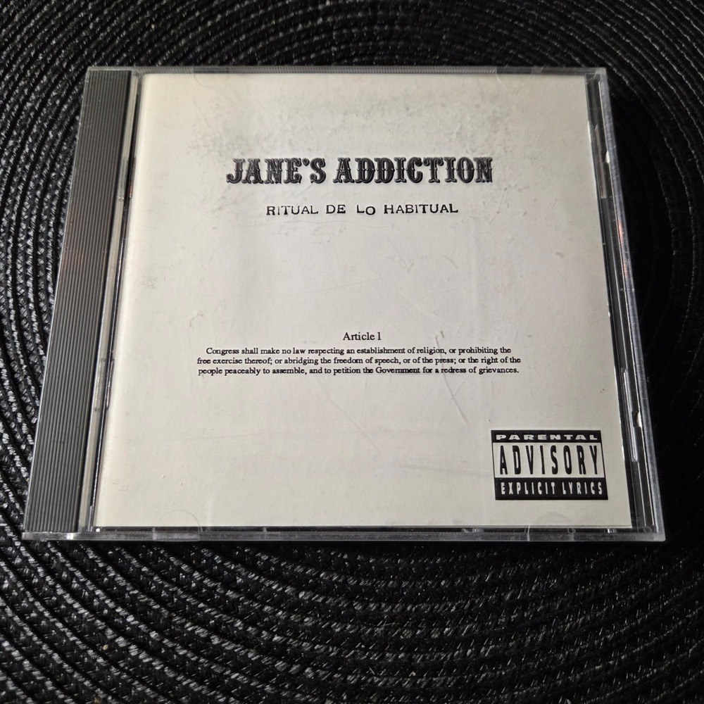 Jane's Addiction Ritual de lo Habitual CD 1990 Alt Rock Clean Cover Been Caught